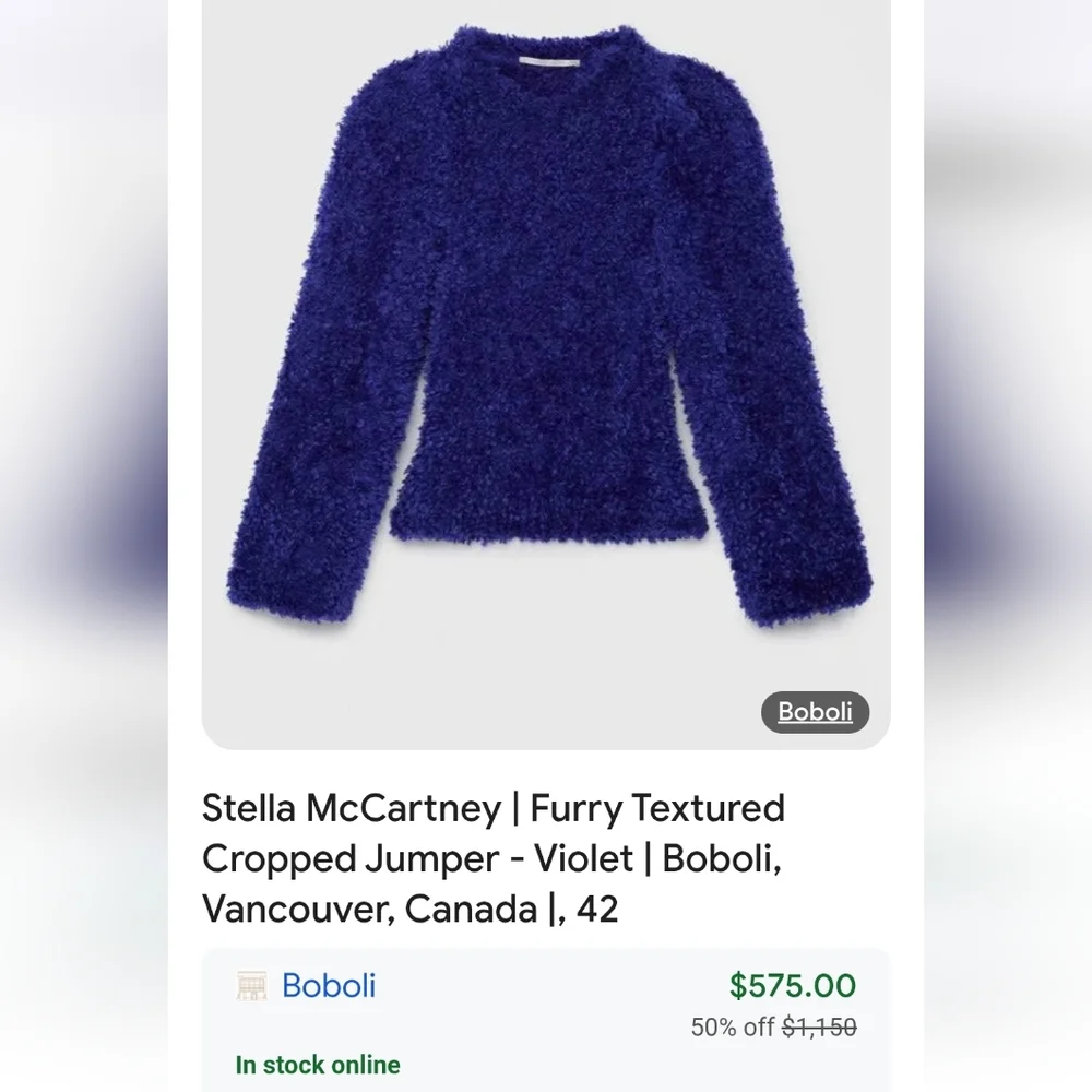Stella McCartney Sweater NWT Sm - Picture 9 of 13